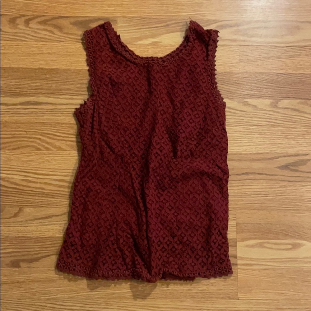 Red Lace Tanktop